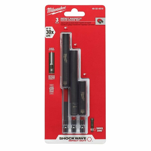 Milwaukee Tool 7 Pc Shockwave Impact Magnetic Drive Guide Set ML48-32-4519